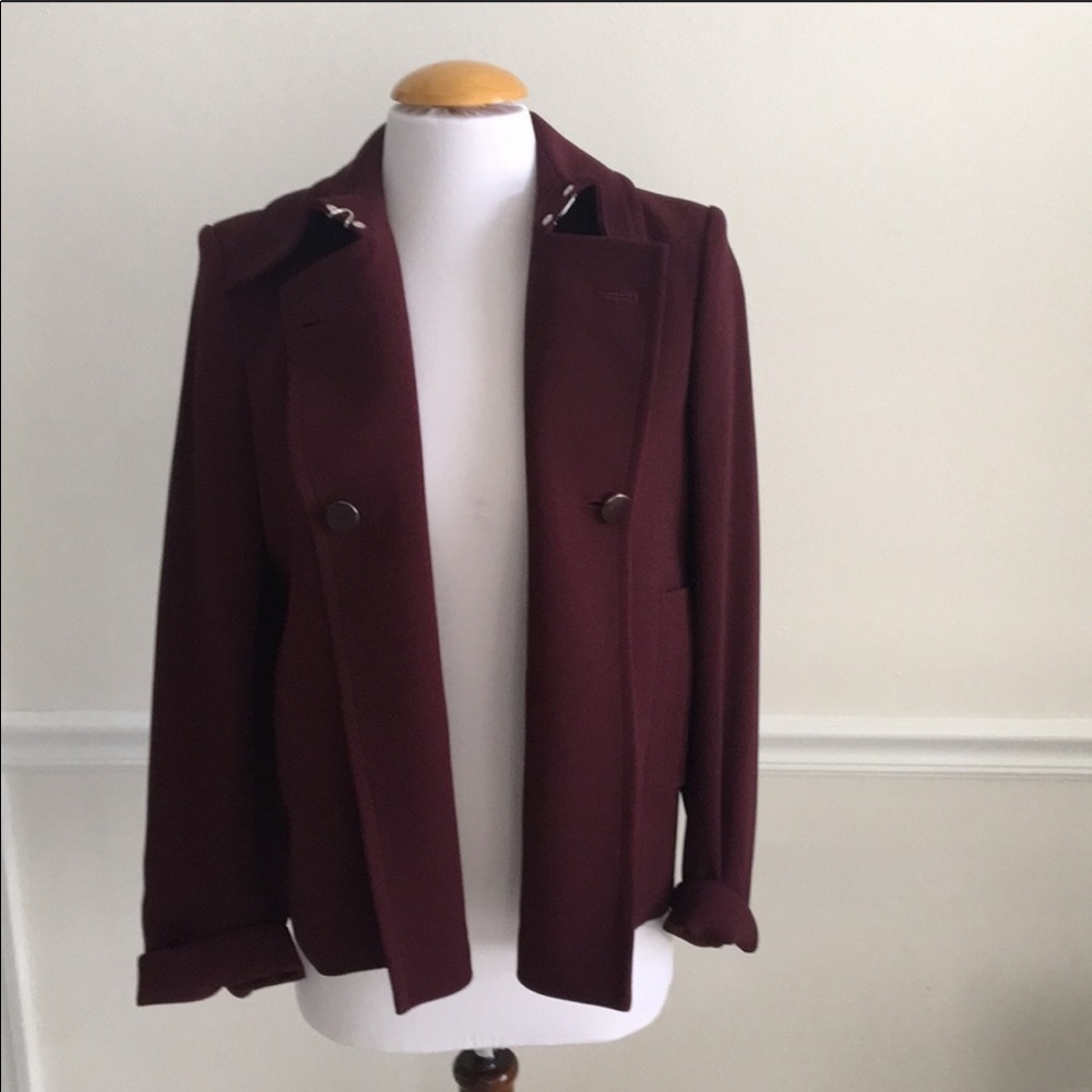 Brooks Brothers NWT “RARE” BURGUNDY JACKET Reg $975 Sz 4